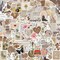 120Pcs Mixed Vintage Stickers, Waterproof Scrapbook Aesthetic Sticker